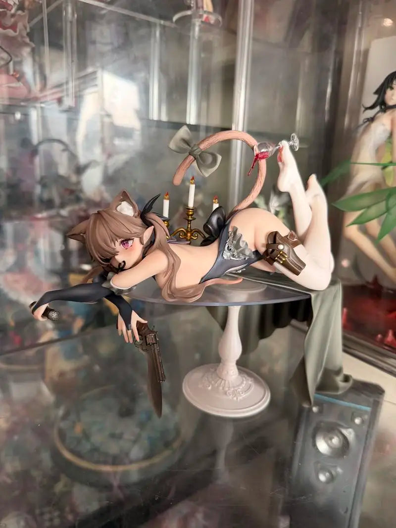 Original AniMester Shadow Meow Nicole 18cm 2025 New Product Collection Anime 1/7 Model Toy Figure Ornaments