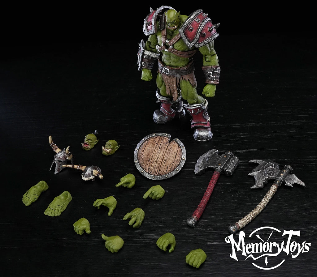 Memory Toys Kagas Adventurer World Third Bomb Orc Mercenary Captain 8" 20cm Action Figure Collectible Toys Doll Model