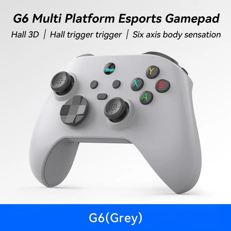 G6 Wireless Bluetooth Mobile Game Controller with Hall Trigger and Hall Joystick 2.4G Wireless Gamepad for Xbox One Xbox Seris