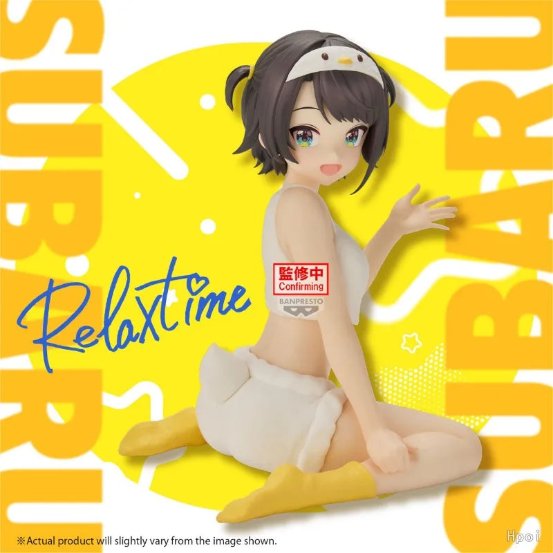 Pre-sale April 2026 Original BANDAI BANPRESTO Hololive Relax Time Oozora Subaru Anime Figure Toy Gift Ornament