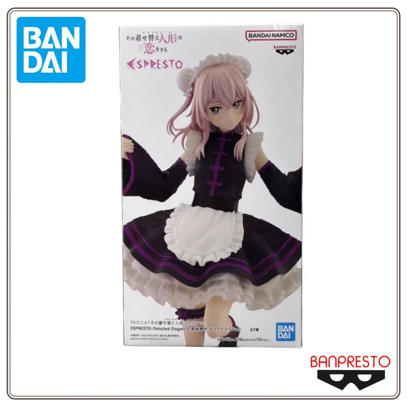 New BANDAI Genuine Model BANPRESTO ESPRESTO My Dress-Up Darling 23cm Kitagawa Marin Inui Sasuka China Maid Figure Anime Figurine