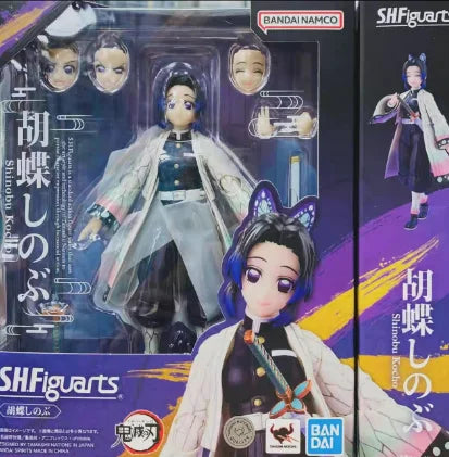 In Stock 100% Original Bandai S.H.Figuarts Demon Slayer Kimetsu no Yaiba Shf Shinobu Kocho Anime Action Collection Figures Gifts