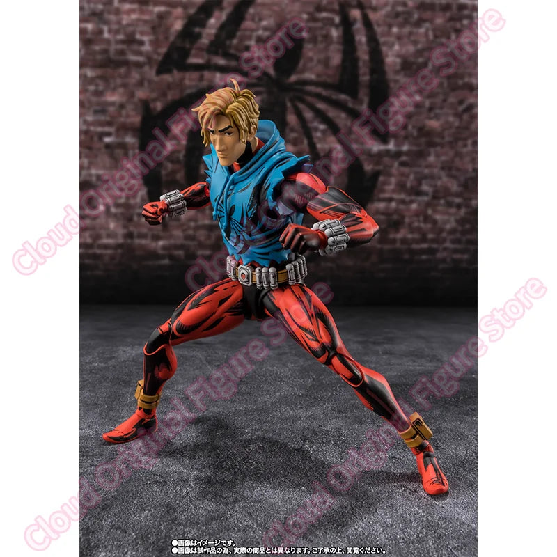 In Stock 100% Original Bandai S.H.Figuarts Scarlet Spider Spider-Man：Across The Spider-Verse Anime Figure Toy Decoration
