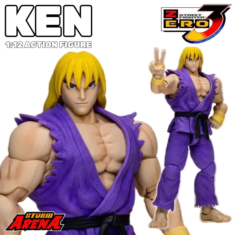 Storm Toys Street Fighter 3 Action Figure 2025 Wf Exhibition Limited Version Original Collection Ryu Ken Pvc Model New Toy Gift