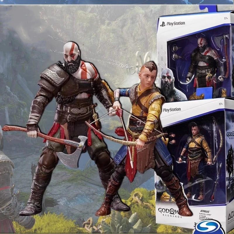 Spin Master God Of War: Ragnarok Ps5 Kratos Atreus 6-Inch Action Figure Collection Model Toy Original Box In Stock Birthday Pres