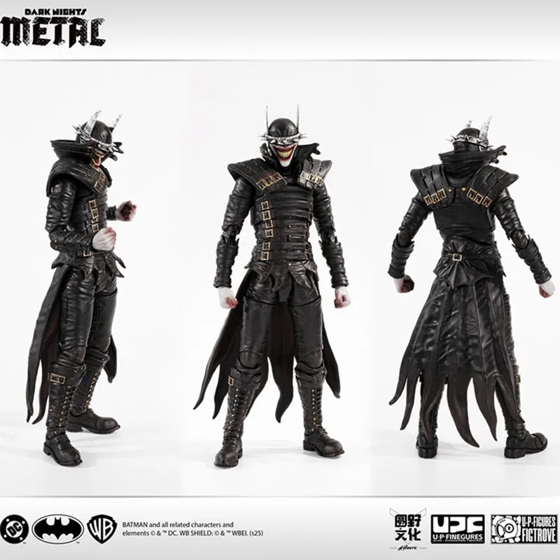 In Stock LIANGPINZHIZAO The Batman Who Laughs Movable Model Toys 1/12  Arkham Knight LPZZ DARK NIGHTS METAL BATMAN WHO LAUGHS