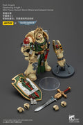 【In Stock】JOYTOY Warhammer 40K Dark Angels Deathwing Knight 1 with Power Sword Storm Shield and Teleport Homer 1/18 Action Figu