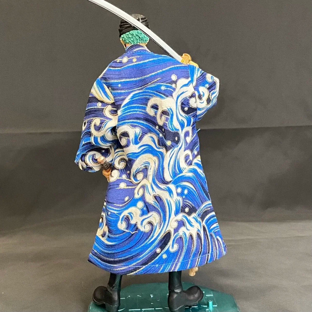 1/12 Scale Male Japanese Kimono Printing Coat Windbreaker Clothes Model Accessory for 6'' Male Toy Figures Body Doll