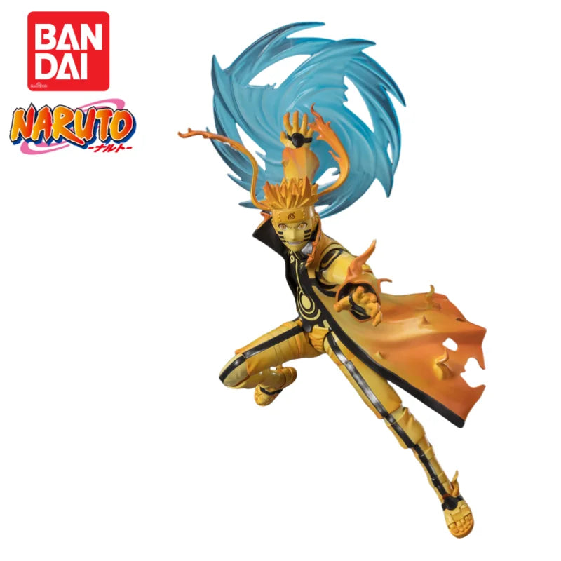In Stock Original Bandai Banpresto Naruto S H Figuarts Uzumaki Naruto Figurine Anime Merchandise Action Figure Model 100%genuine