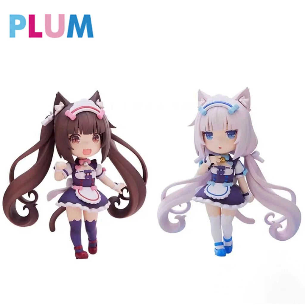 100 % Original, sofort lieferbar: PLUM Mini-Figur 100 Nekopara Chocola Vanilla Anime-Figur, Actionfigur-Sammelfigur, Modellspielzeug