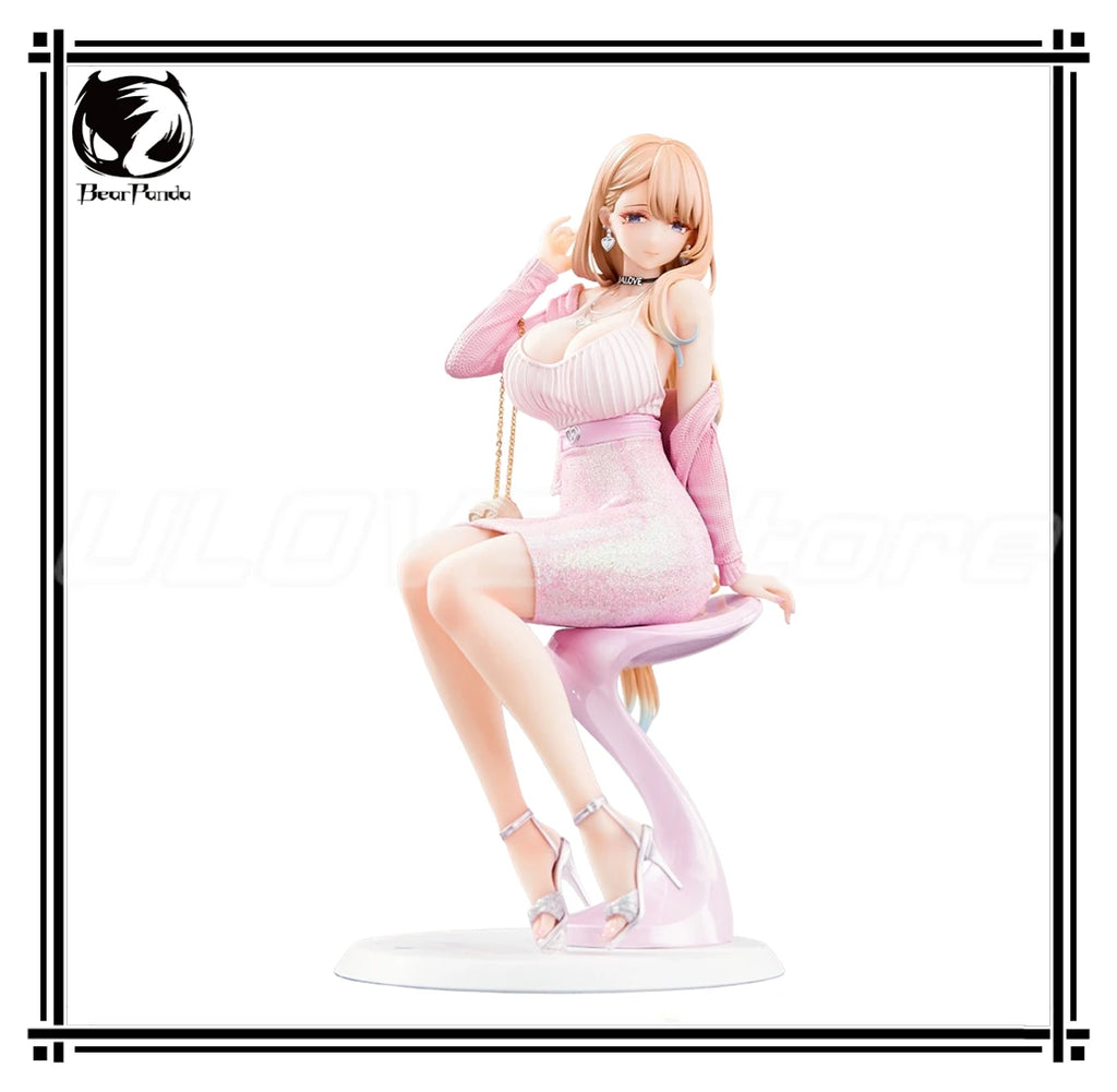 Original BearPanda Fuyuyama Asako Family Teacher Anime Figure Model Collection