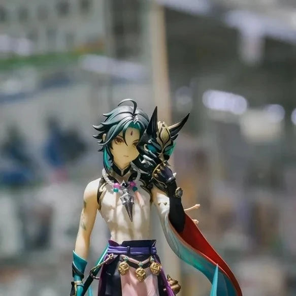 20CM Anime Figure Genshin Impact Xiao Vigilant Yaksha Genshin Impact Klee Paimon Qiqi Figure Collectible Doll Toys Action Figure