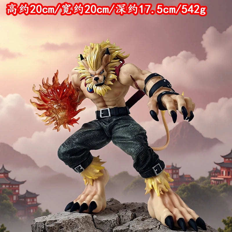 Премиум аниме Digimon фигурки Soar Leomon фигурка PVC статуя модел колекционерска настолна декорация Soar Leomon модел за възрастни играчка подаръци