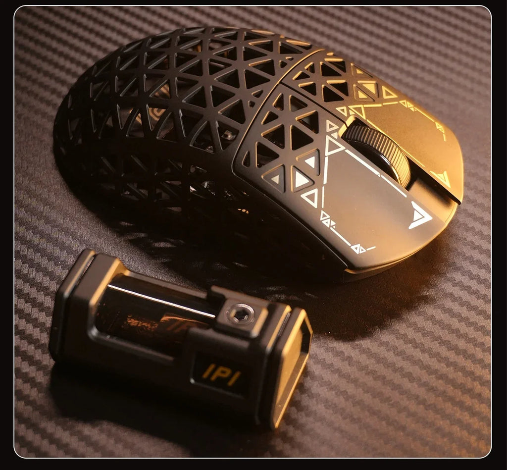IPI Piao Float Wireless 8k Mouse 3 Mode Bluetooth Dual 8k Carbon Hell Out Gaming Esports Lightweight Mouse Custom Made Mice Gift