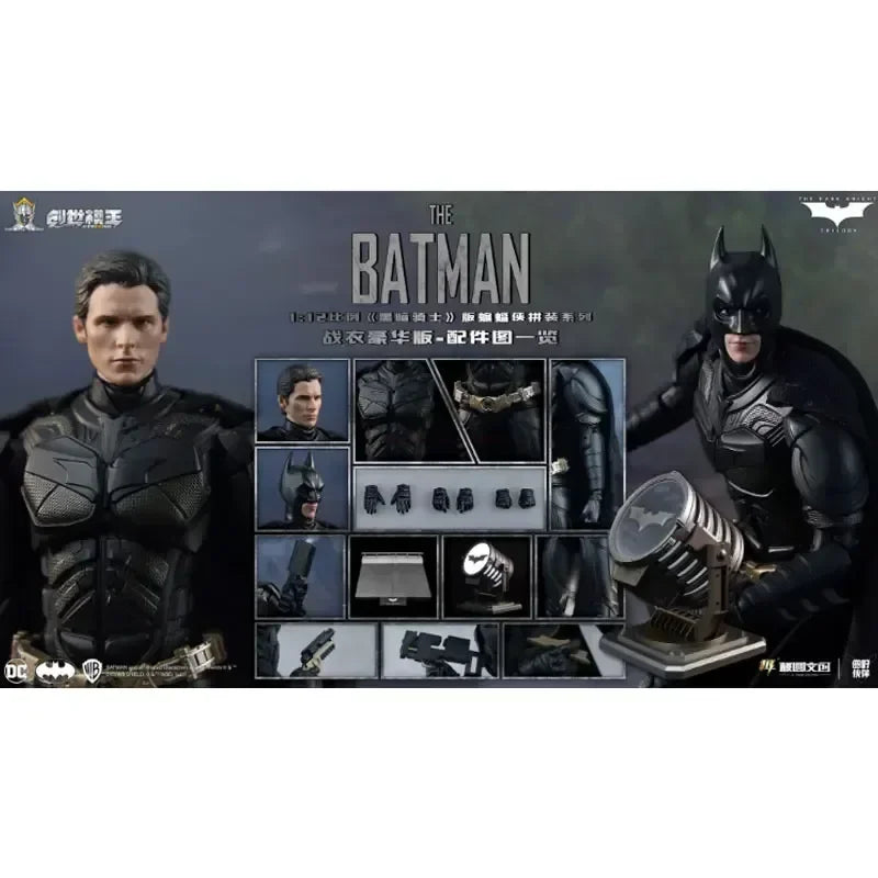 [In Stock] Batman the Dark Knight Trilogy Assembly Series Bat Signal light Battle Suit Action Figure Figurine Gifts Toys