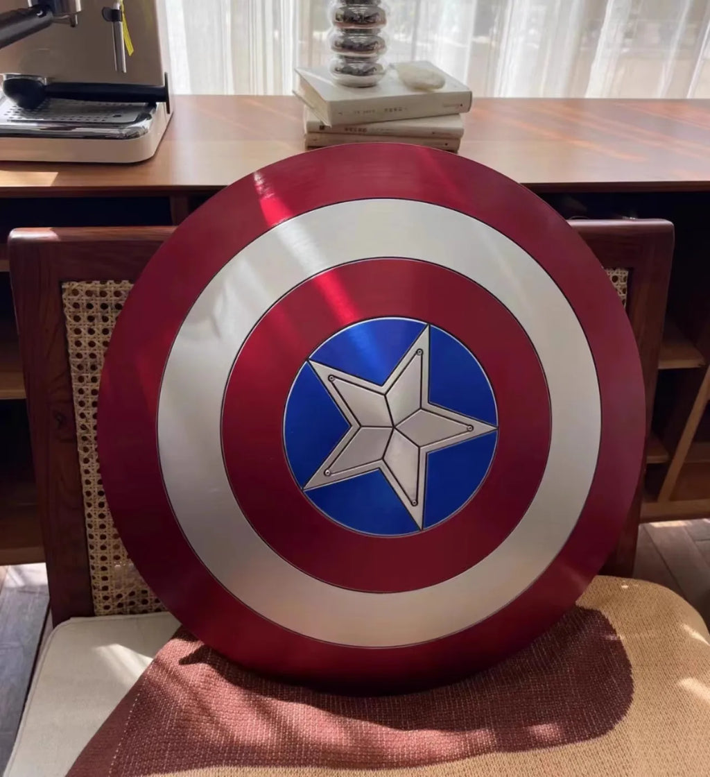 Cosplay 57cm Superhero Captain America Shield Premium version Model Plastic Weapons Costume Fancy Dress Party Stage Gift Toys