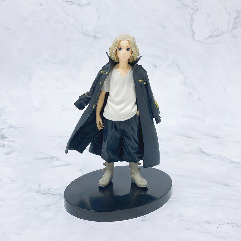 18cm 5pcs Tokyo Avengers Animation Peripheral Hanagaki Martial Arts Venue Keisuke Hanma Shuji Lin Ryohei Figure Christmas Gift