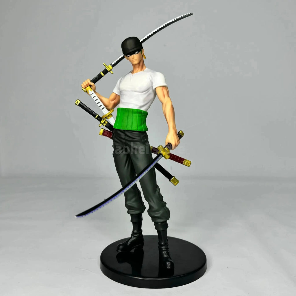 Anime One Piece Gk 24CM Roronoa Zoro Pvc Modell Action Figur Statue Sammlung Desktop Dekoration Kinder Geburtstag Spielzeug Geschenke
