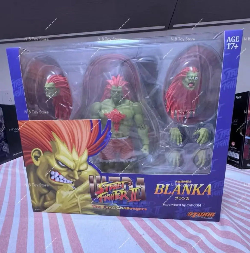 In Stock, 100% Original Storm E Honda Street Fighter 1/12, Game Character Model, Mobile Doll Art Collection