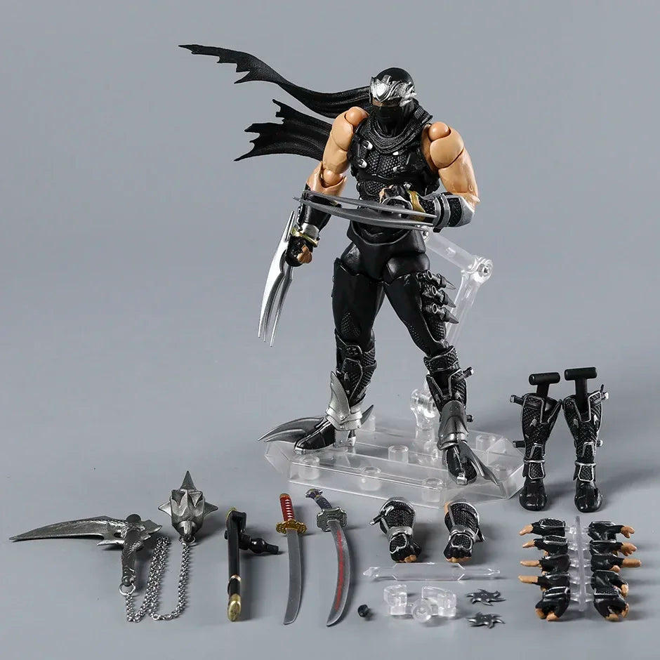 Revoltech Ryu Hayabusa Action PVC Figure Model Ornament Toy Collection Gift