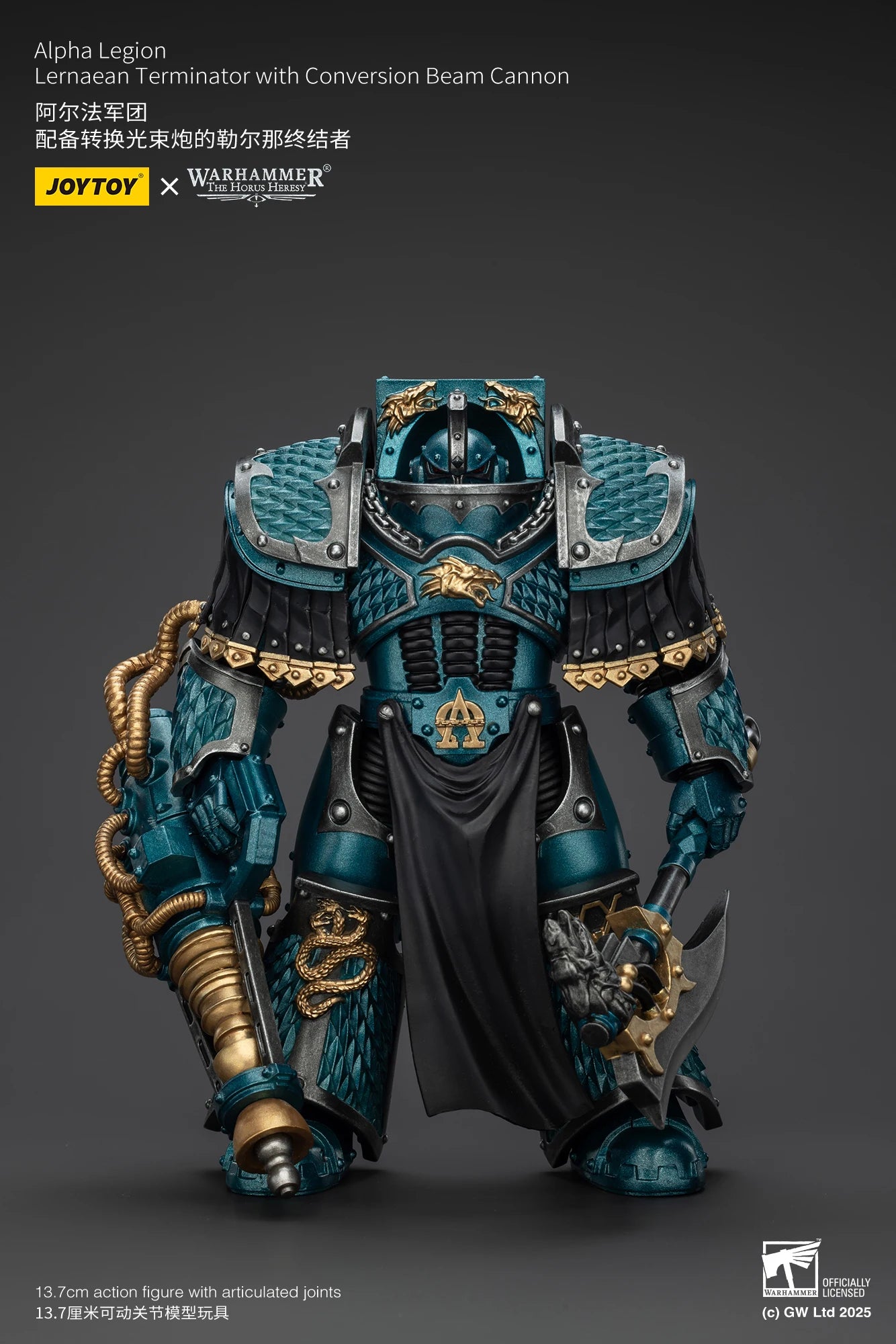 【In Stock】JOYTOY Warhammer 40K Alpha Legion 1/18 Action Figure Model Toy Gift