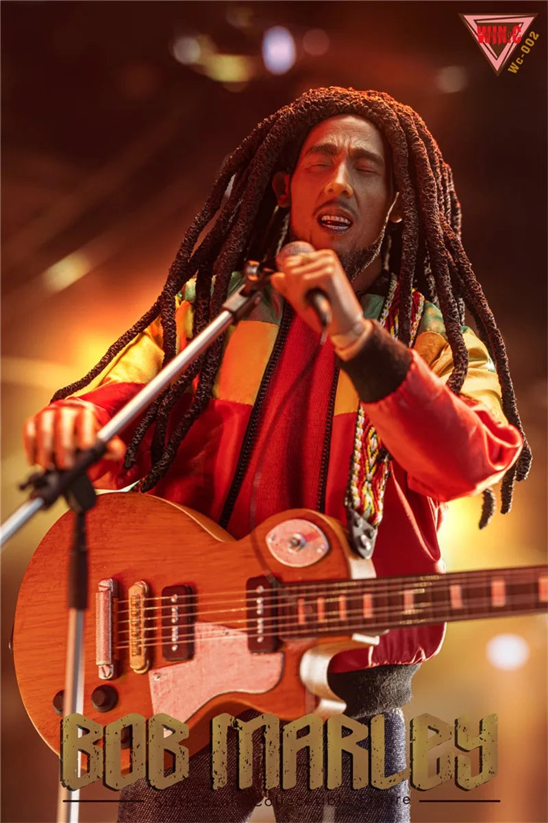 Win.C WC002 1/6 Male Soldier Singer Bob Marley High Quality Model Toy Full Set 12'' Action Figure In Stock