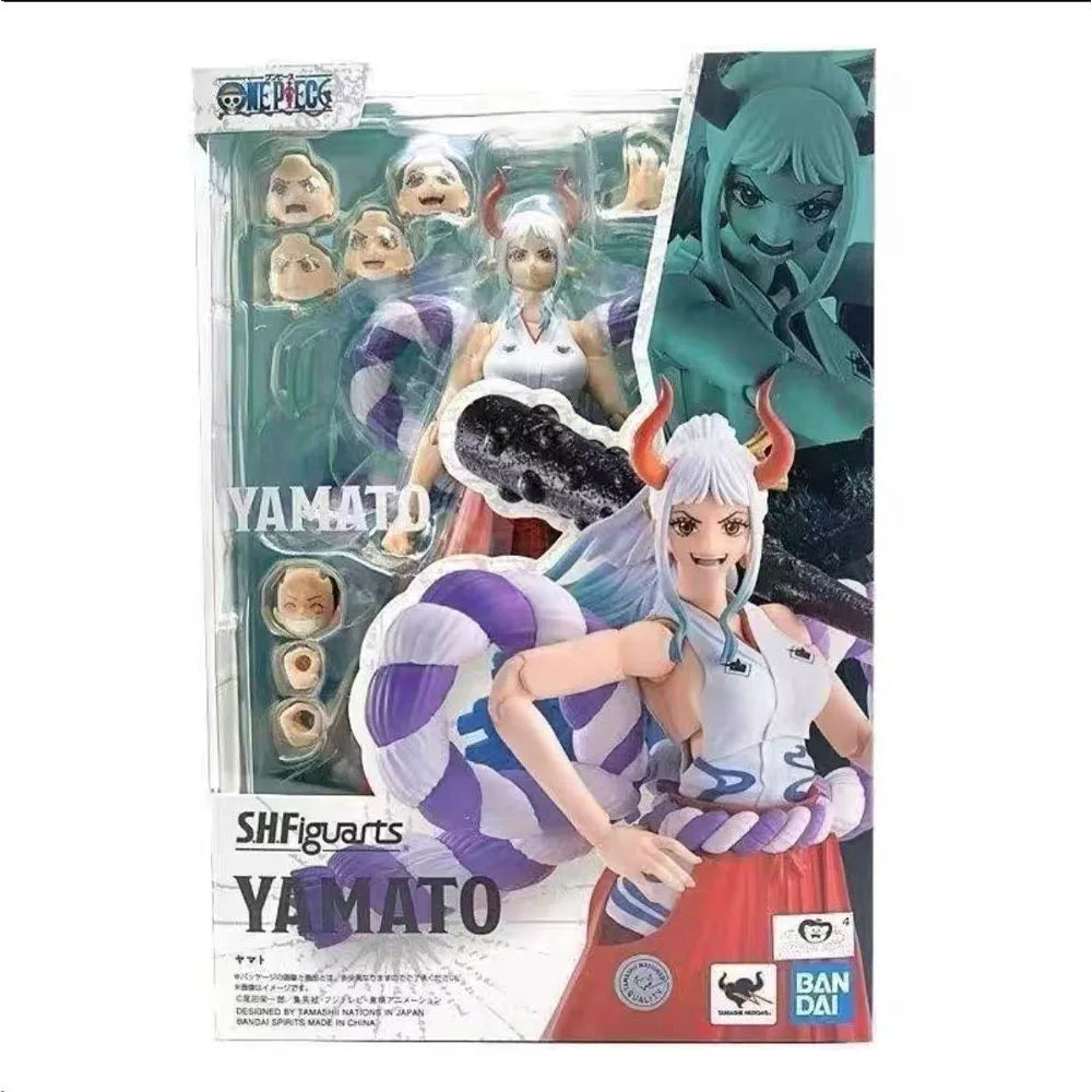 100% Authentic In Stock Original Bandai S.H.Figuarts Shf One Piece Yamato Anime Action Figure Collection Model Toy