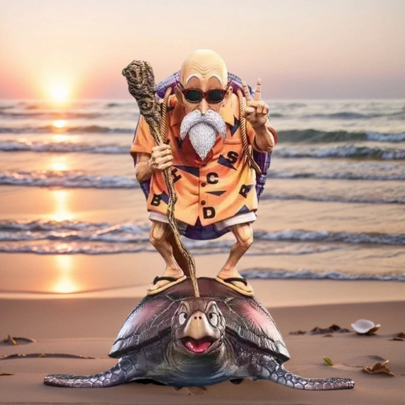 Anime Dragon Ball Figurine Turtle Master Roshi Action Figures PVC Kame Sennin 22cm Model Desktop Decoration Birthday Doll Gifts
