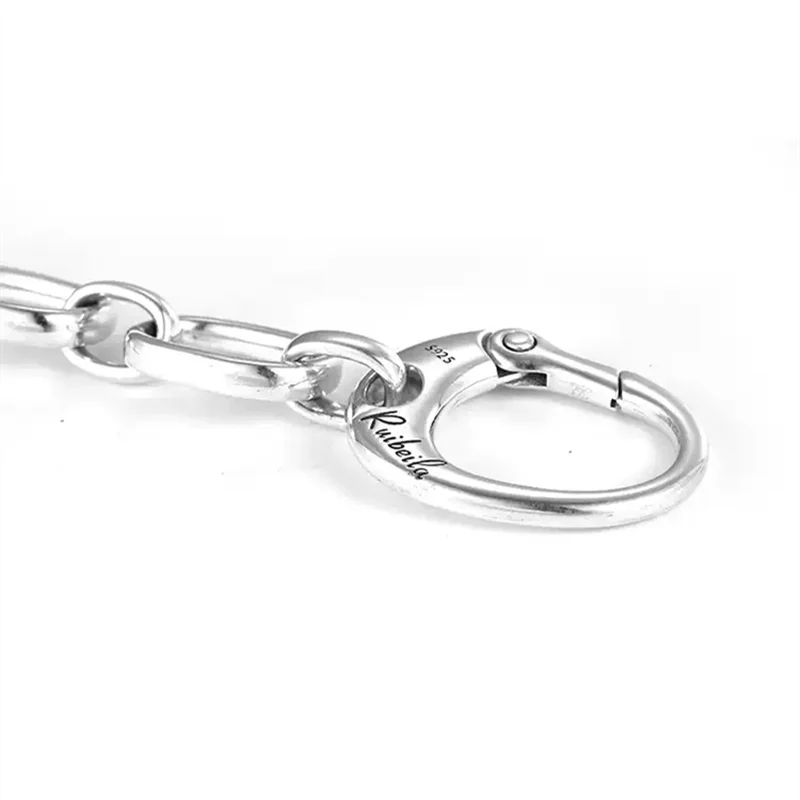 20mm Wide Bracelet Bangle Pure 925 Sterling Silver Free Testing Certificate Luxury Designer Fine Jewelry Man Woman 2024 New B11
