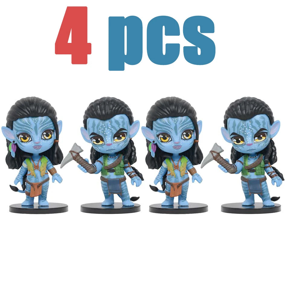 Avatar 2 Neytiri & Jake Sully PVC Figure Model Small Statues Collectibles Desktop Decorations Doll Models Decorations Gifts