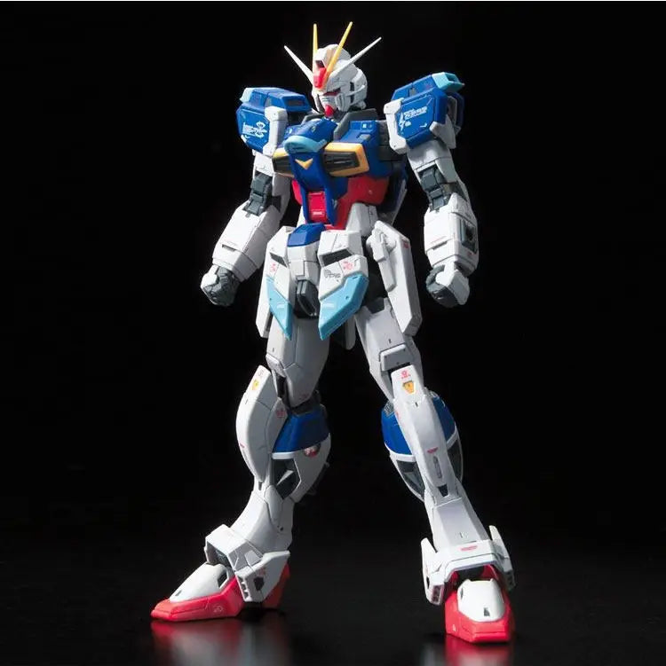 Original Bandai Gundam Seed 1/144 RG Force Impulse Gundam Anime Action Figure Assembly Model Collect Ornament Festival Gift