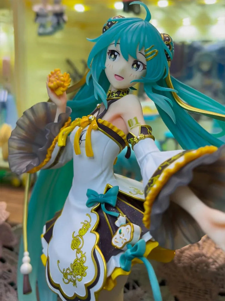 F:Nex Hatsune Miku Vocaloid Figure - Mid-Autumn Night Version Anime Collectible Statue Action Figure Toy for Girls