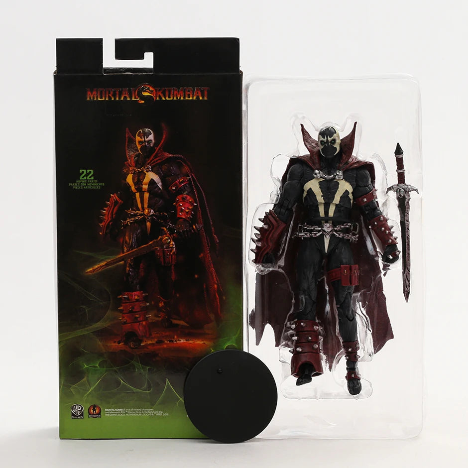 Mortal Kombat 7 inch Spawn with Sword Action Figure PVC Toy Model Doll Collection Gift