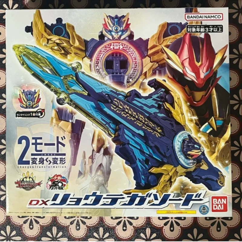 In Stock DX No.1 Sentai Gozyuger Double-Handed Sword Swear Action Figure Set with Dragon Emperor Final Robot Fusion Toy for Kids