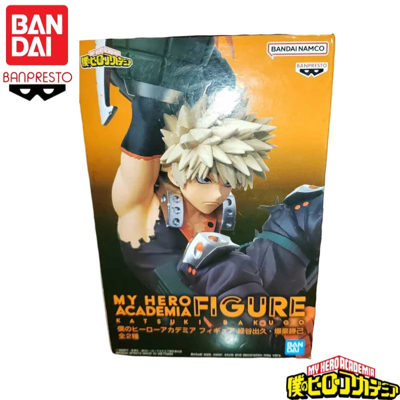 In Stock Original Bandai Banpresto My Hero Academia Bakugou Katsuki Anime Characters Model Toy Birthday Present Garage