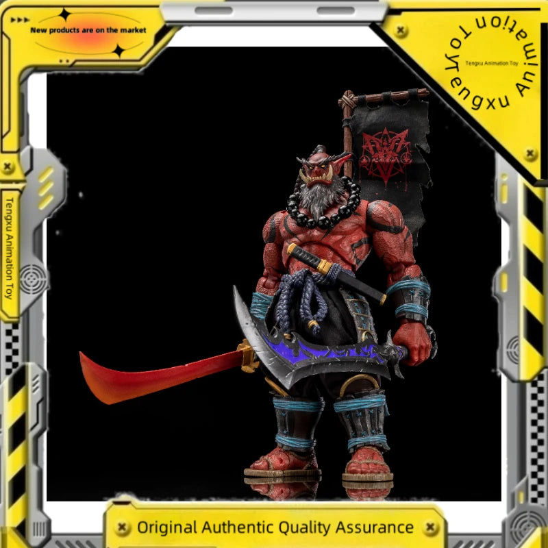 Spot Goods Metytoyz 2024 Burningblade Clan Theblademaster Red Version 8" Scale 20cm Action Figure Samuro Collectible Model Gift