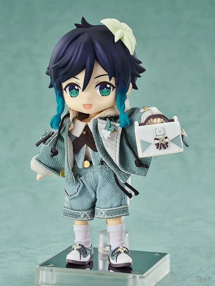 In Stock Original GSC Nendoron Clothing Set Genshin Impact Venti 14cm Animation Movable Boy Cartoon Mannequin Collection