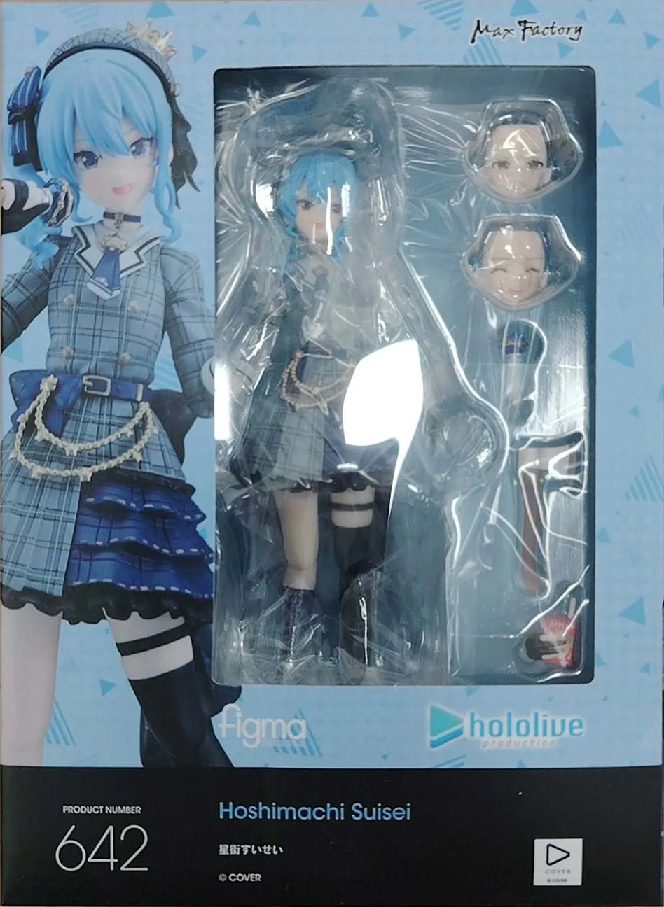 In stock GSC Max Factory figma 641 642  hololive Hoshimachi Suisei Sakura Miko Figures Anime Model Genuine Boxed Toy Gift