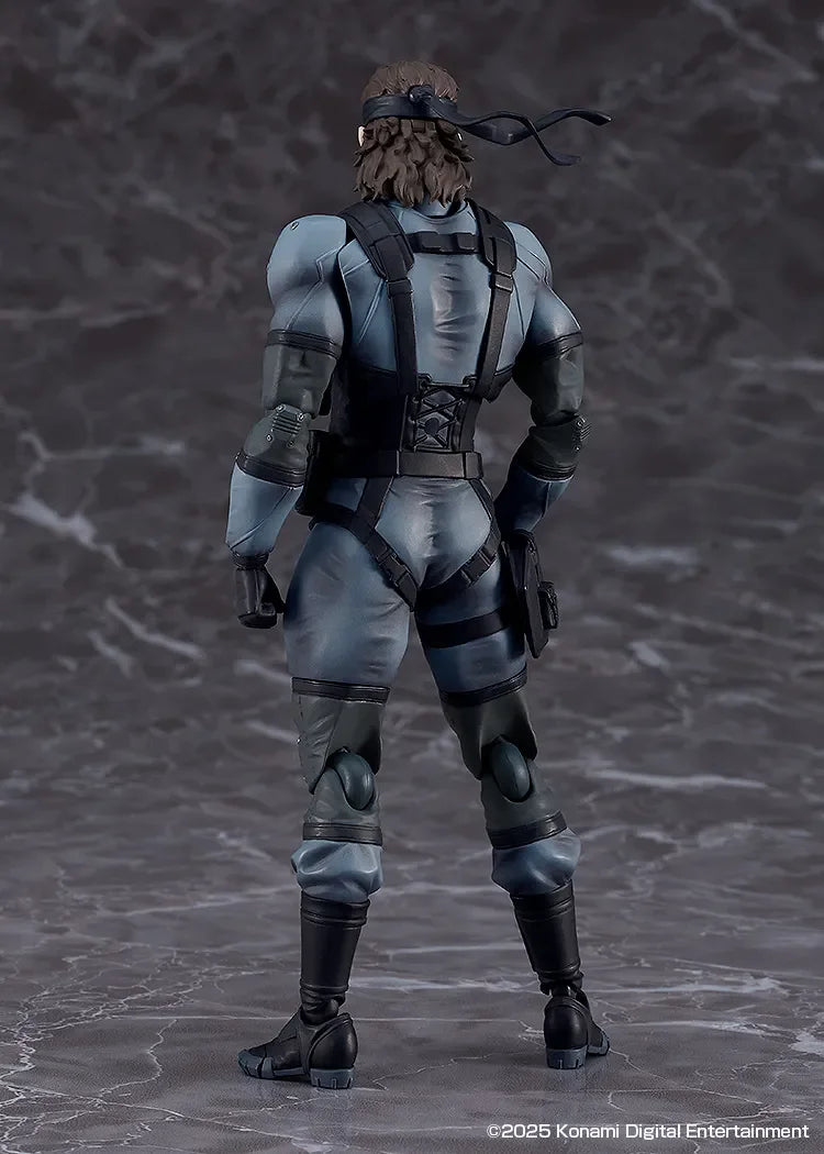 Brand New Max Factory GSC Figma 645 Metal Gear Solid 2 Sons of Liberty Solid Snake Anime Figure Action Collectible Dolls