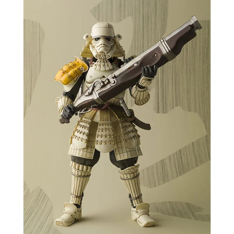 7 Inch Star Wars Series Figure Stormtrooper Samurai Taisho Darth Maul Vader Boba Fett Yumiashigaru Action Figure Model Toys Gift