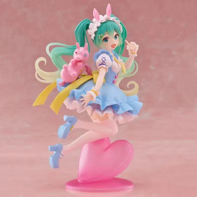 New Original Genuine Model Hatsune Miku x Rody 20cm AMP Fairy Tale Figure Anime Figurine Collections Toys Gifts Wholesale