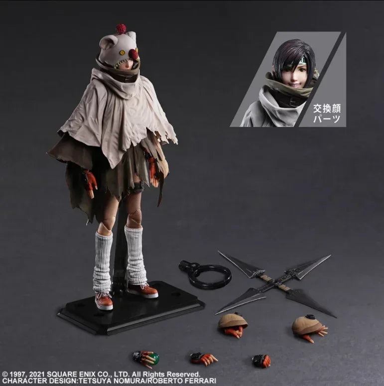 Original SE PlayArts Remake Version 2.0 Cloud Strife Sephiroth Tifa Yuffie Kisaragi Aerith PVC Action Figure Model Toys
