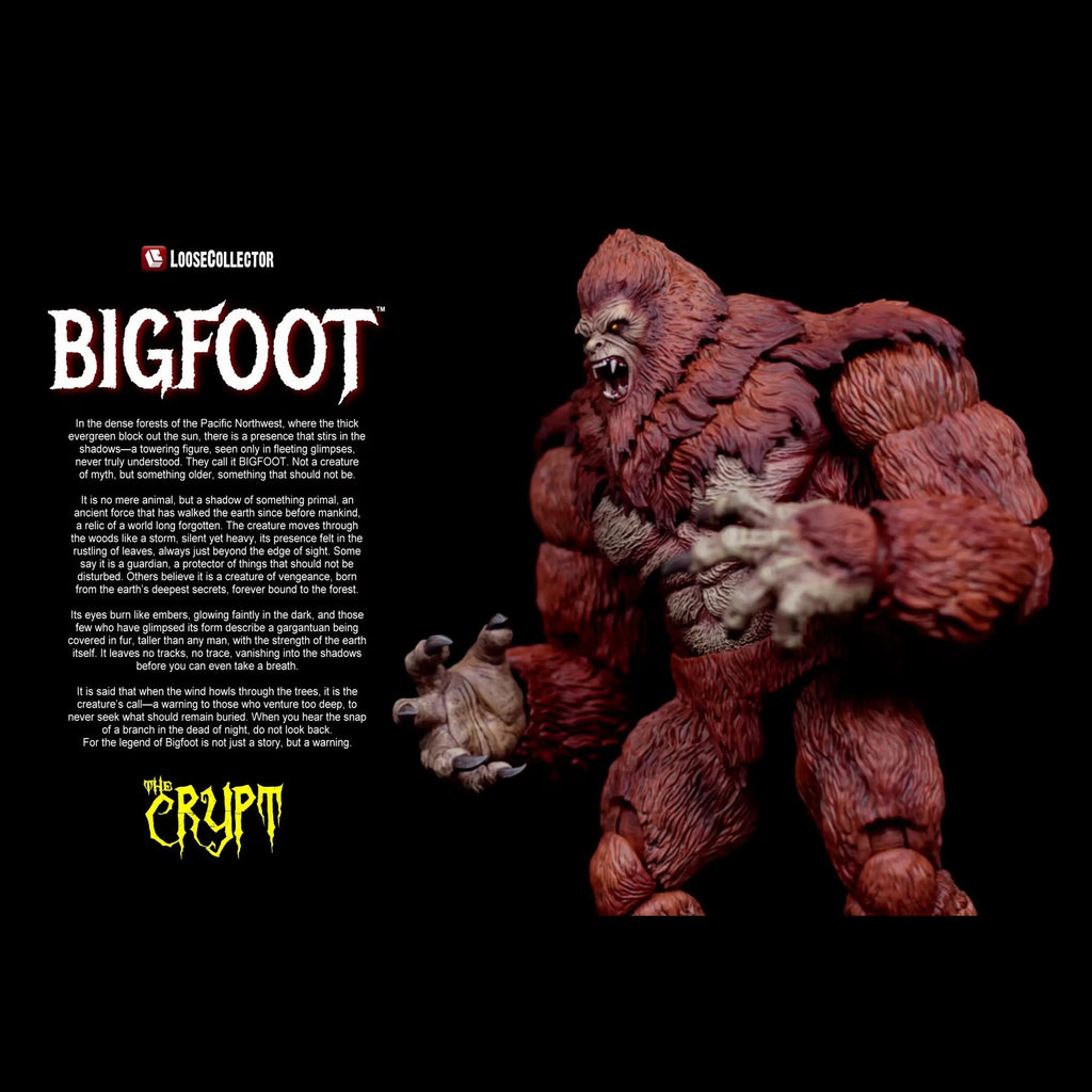 In Stock Original Monster 1/12 Snowman Bigfoot Black Giant Savage Movable Monster Collection Birthday Gift