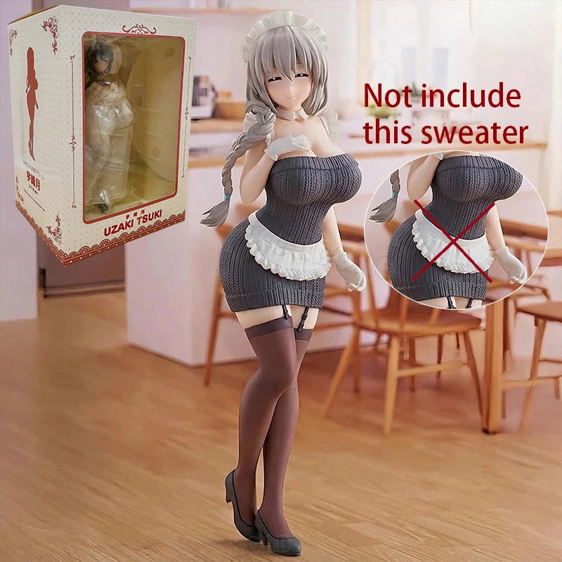 13cm OMAHA Original Hana Anime Figure Hannah Cat Girl Action Figure Uzaki-chan wa Asobitai! Uzaki Hana Figurine Model Doll Toys