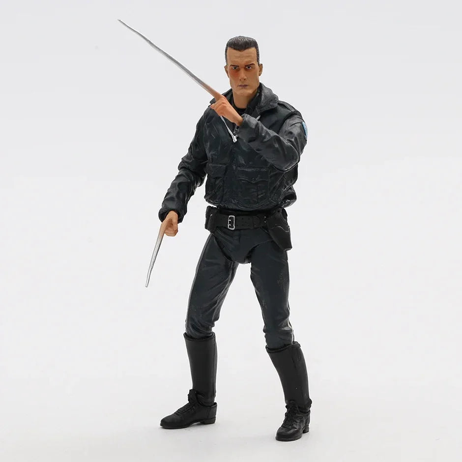 NECA Ultimate T-1000 Motorrad-Cop-Terminator-Actionfigur