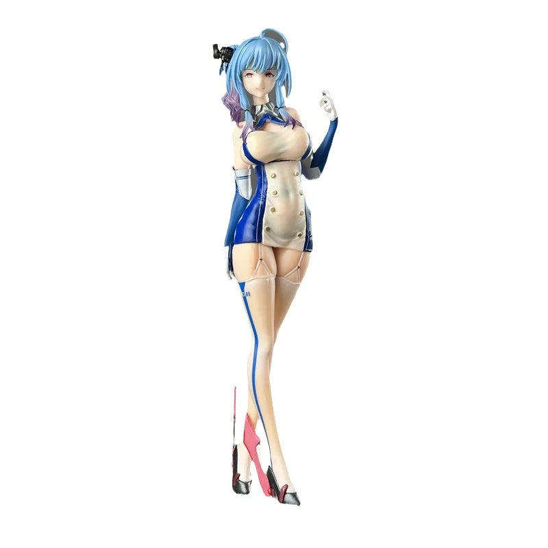 Azur Lane Character Uss St Louis Ice Blue Beautiful Girl Figurine Model Toys Desktop Collection Ornaments Game Peripheral Gifts