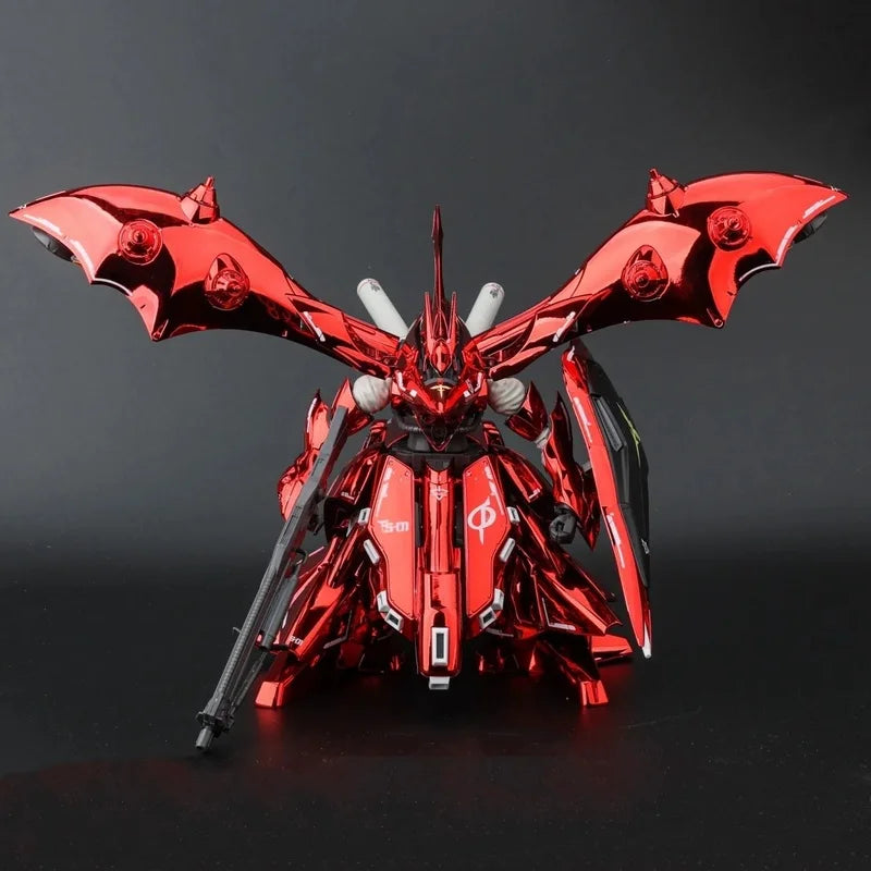 HG1/144 Nightingale Plated Version Mobile Suit Char's Counterattack Mech Assembly Model Kit Action Figures Boys' Puzzle Toy Gift