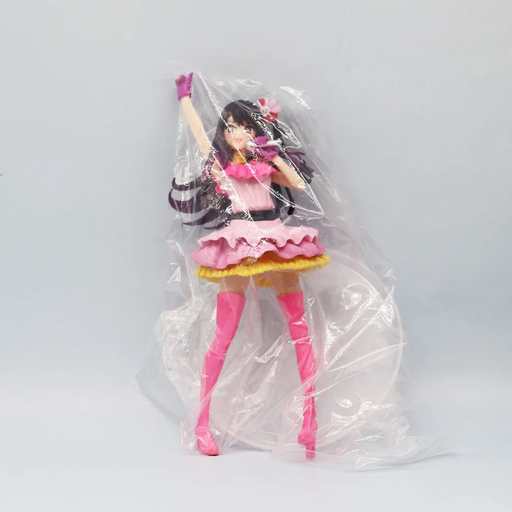 20 см OSHI NO KO Аниме момиче фигурки Hoshino Ai анимационни екшън фигурки статуя сладка кола декорация кукла модел детски играчки фенове подарък