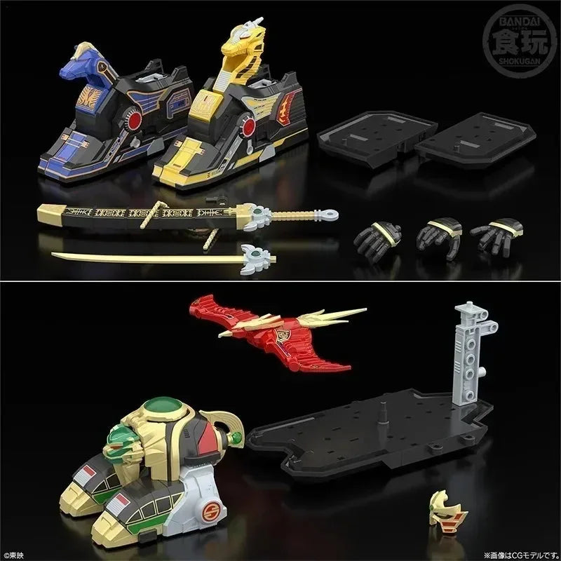 Spot SaleIn Stock  Bandai Anime Gosei Sentai Dairanger SHOKUGAN MODELING PROJECT SMP Assembly Mol Toys Action Figure Gifts KidsI