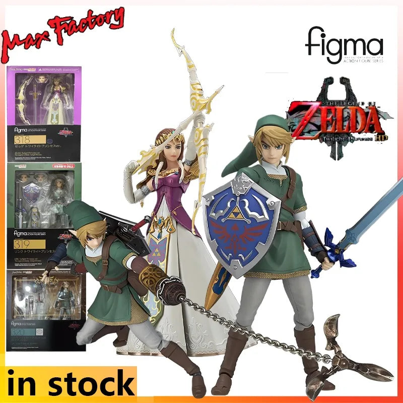 Max Figma Finished Product Movable Proportional Doll The Legend of Zelda: Twilight Princess Toys Model Festival Gift for Boys